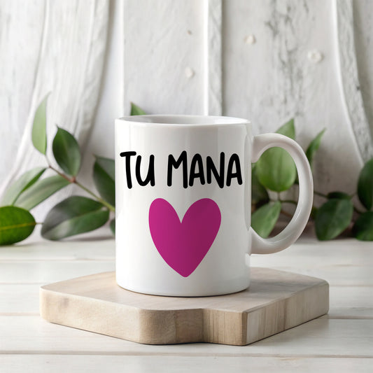 "Tu mana sirsniņa" apdrukāta krūzīte