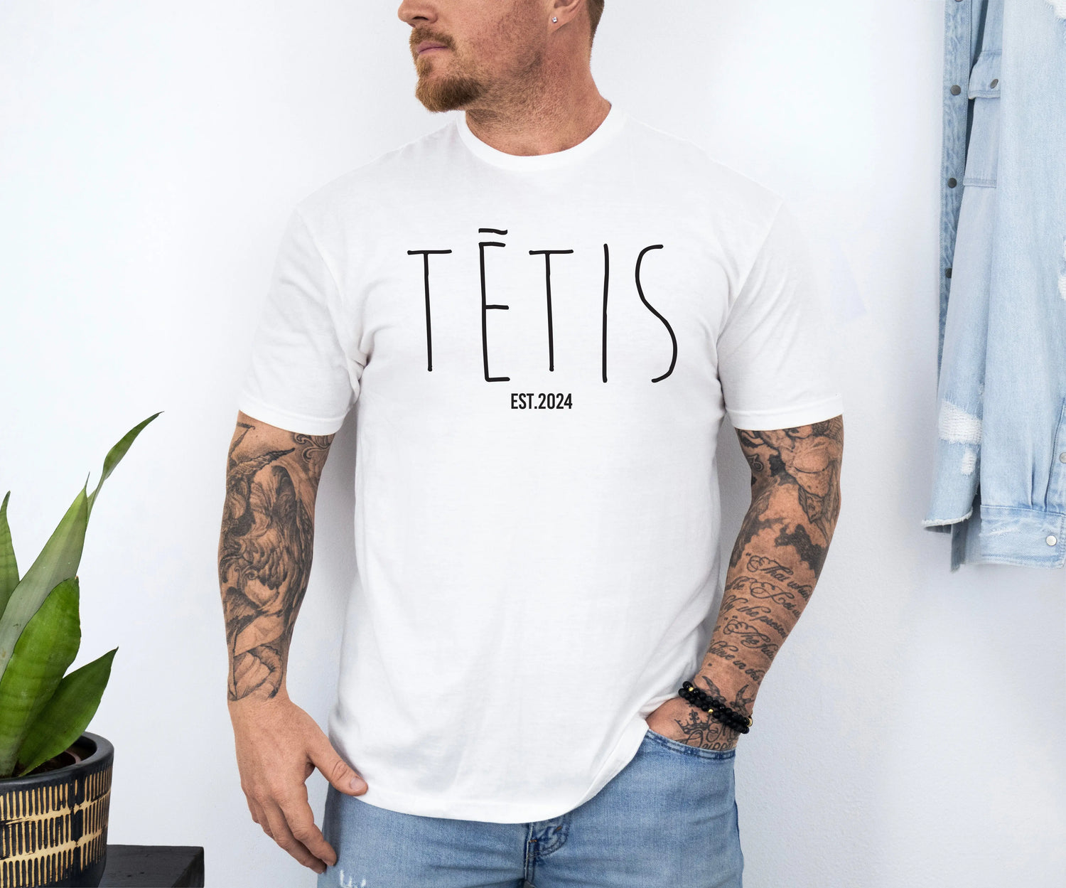 T krekls "Tētis est. 2024" Manadruka.lv